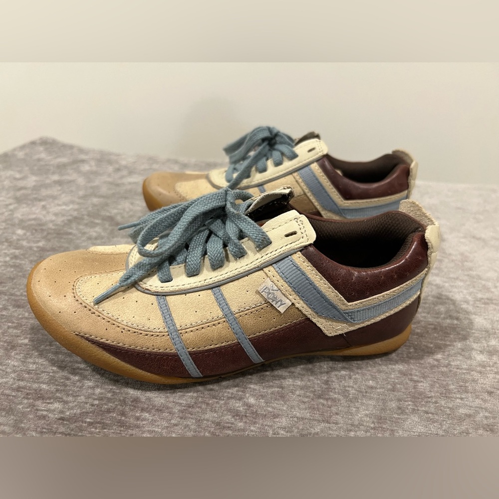 Pony Dash Womens Size 7 Blue Brown All Terrain Running Athletic Low Top Shoes